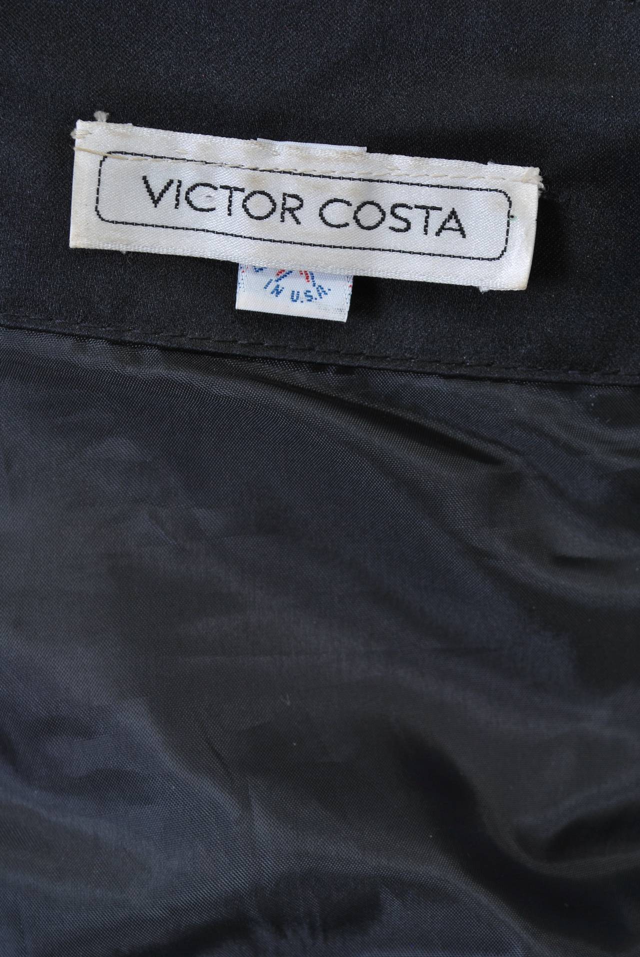 Victor Costa Off-the-Shoulder Cocktail Dress For Sale 1