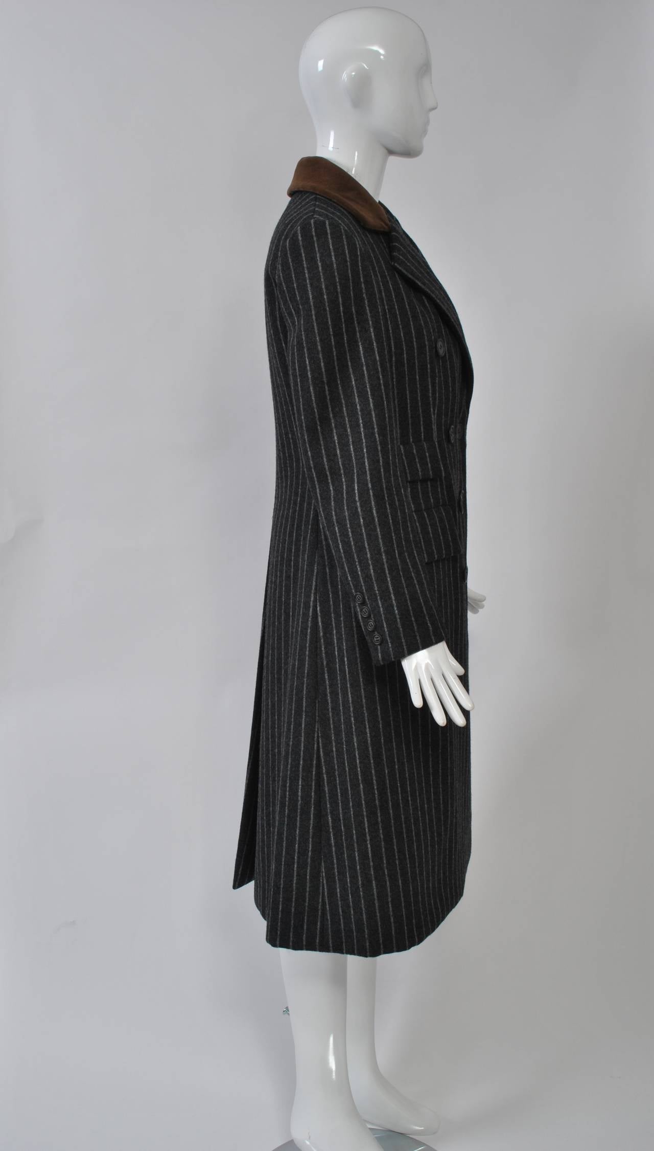 Women's Bill Blass Pinstripe Coat Suit