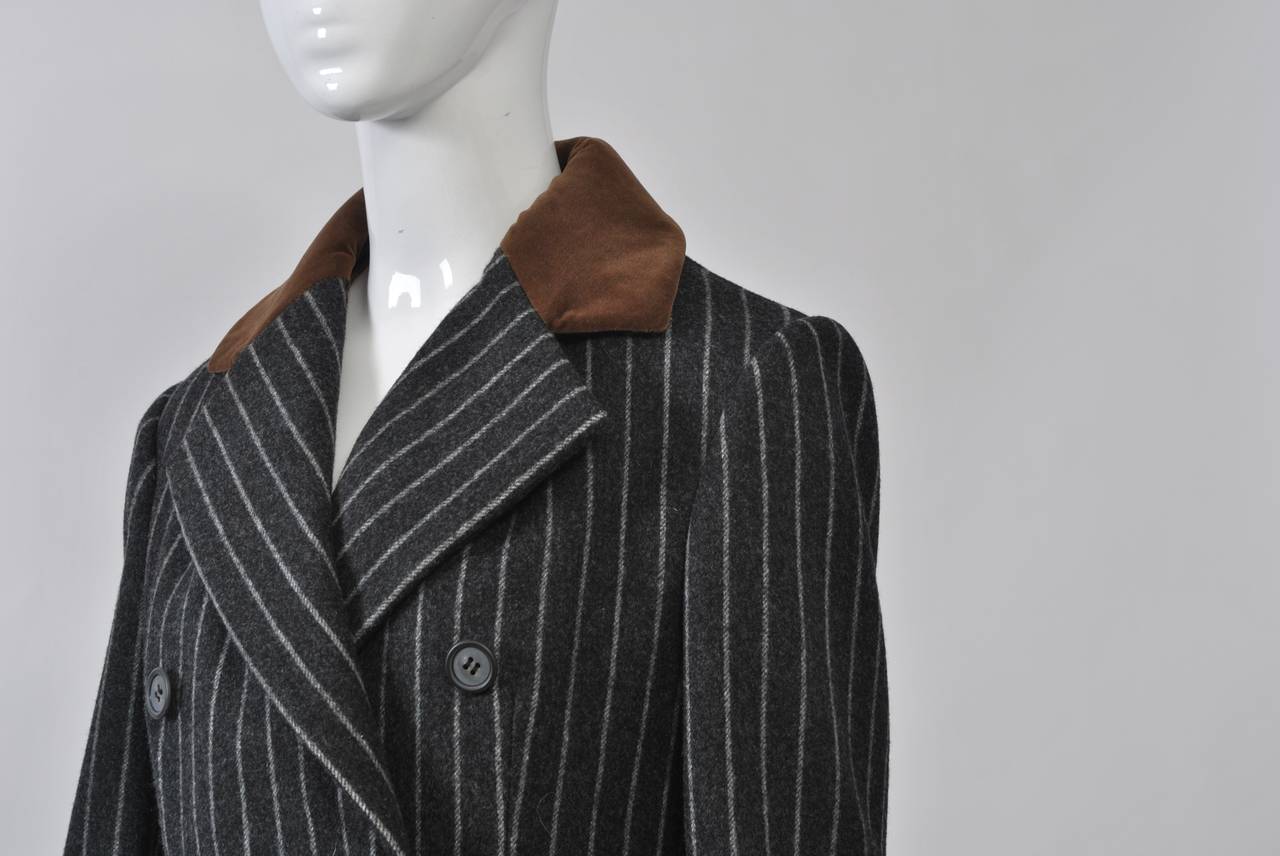 Bill Blass Pinstripe Coat Suit 3