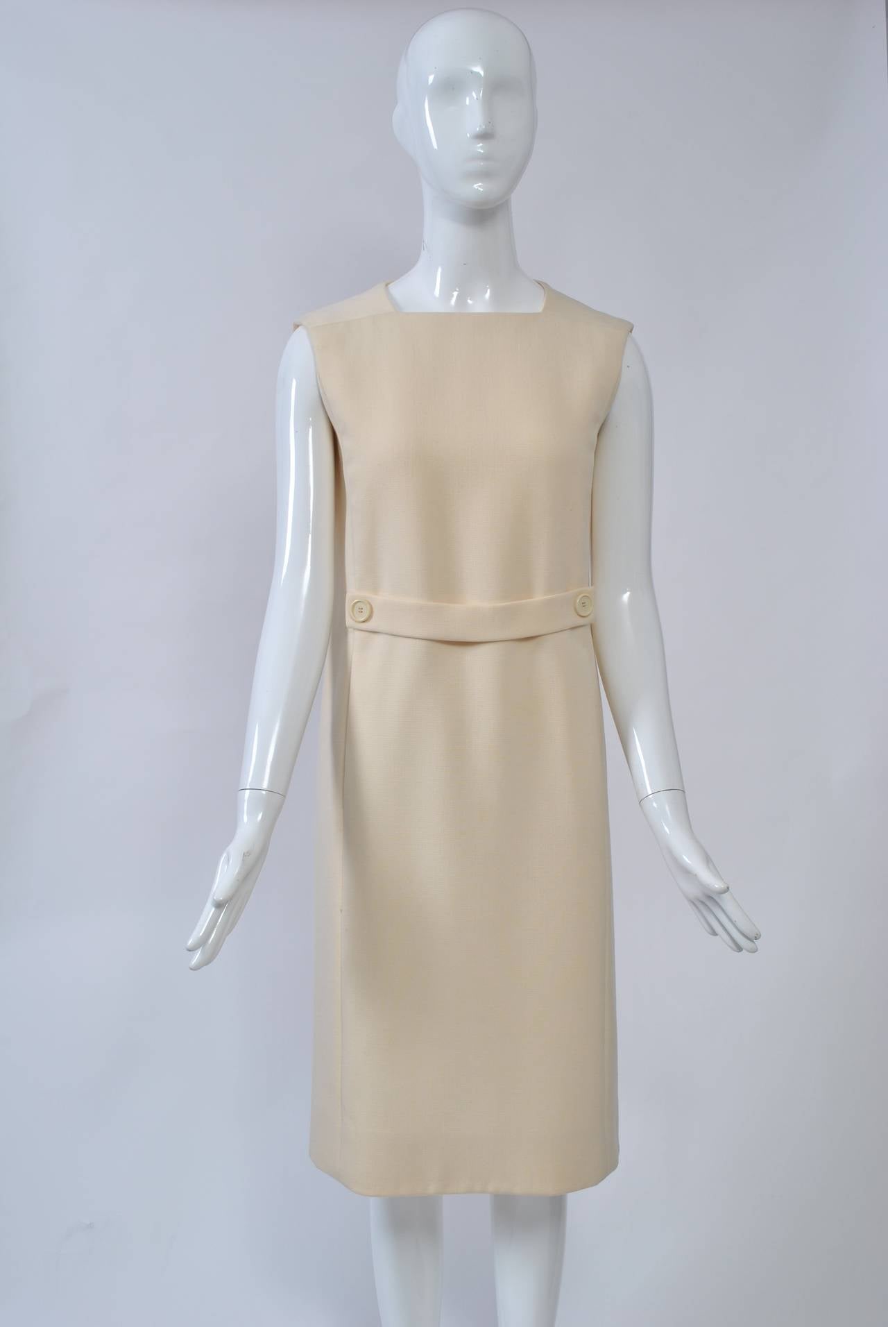 60's Angelic White Angola Coat with Hood by Career Originals