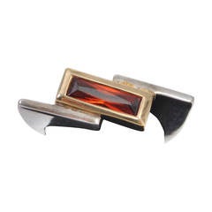 Modernistischer modernistischer Sterling-Ring