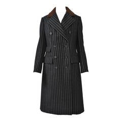 Retro Bill Blass Pinstripe Coat Suit