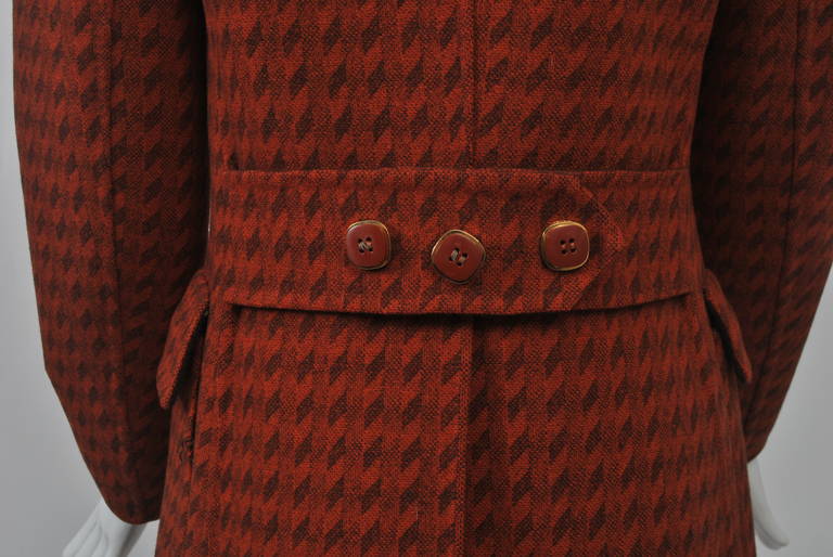 Baccarat Orange/Brown Coat, c.1970 1