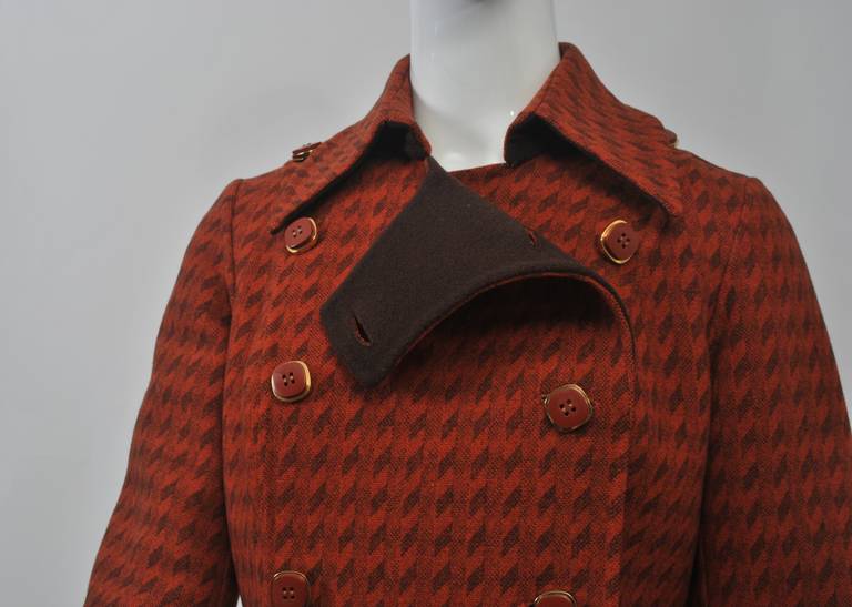 Baccarat Orange/Brown Coat, c.1970 2
