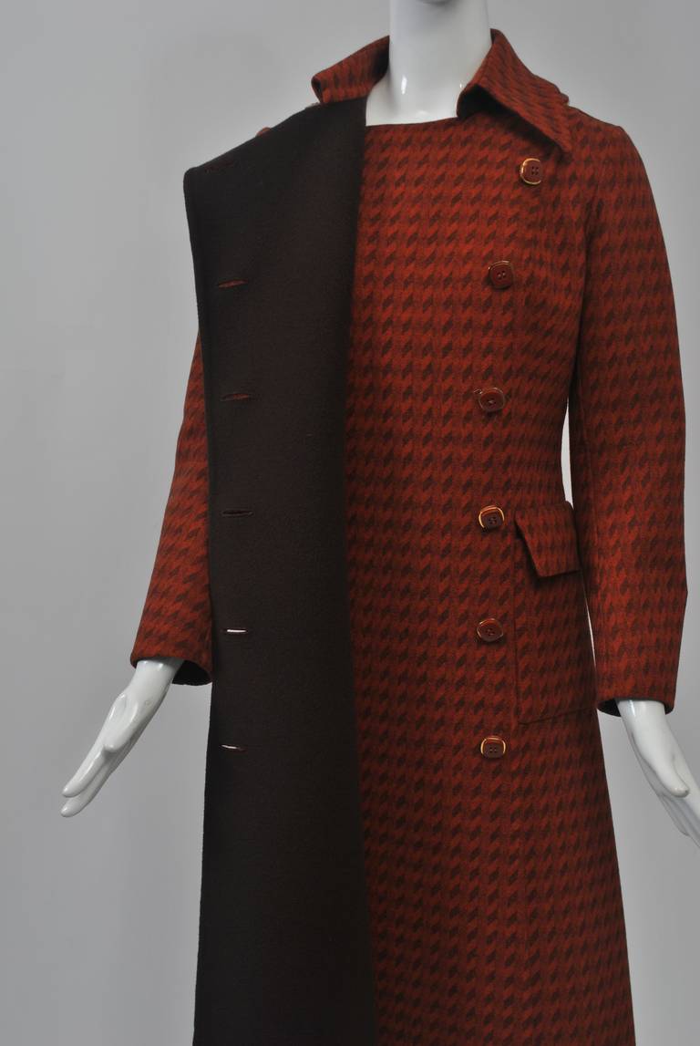 Baccarat Orange/Brown Coat, c.1970 3