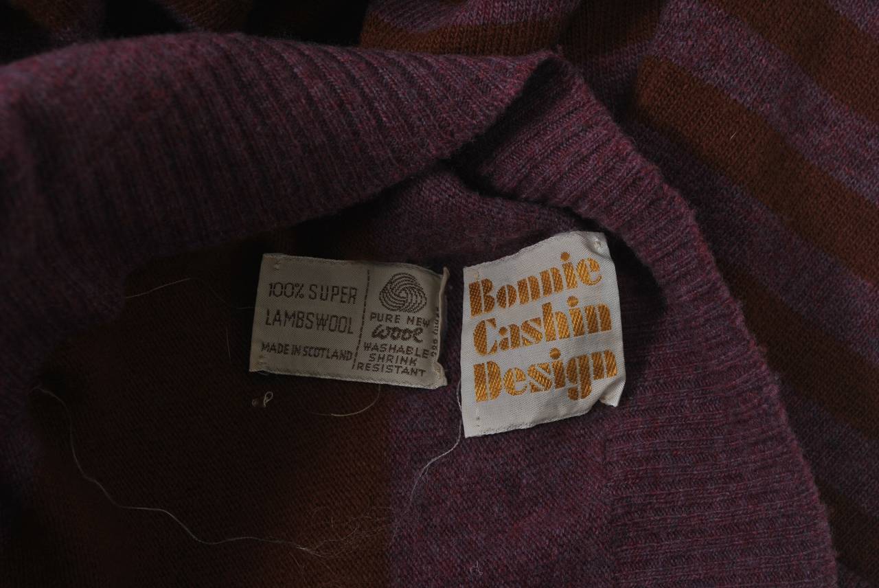 Bonnie Cashin Striped Knit Dress and Sweater 4