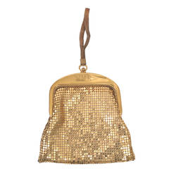 Antique Whiting & Davis Gold Mesh Bag