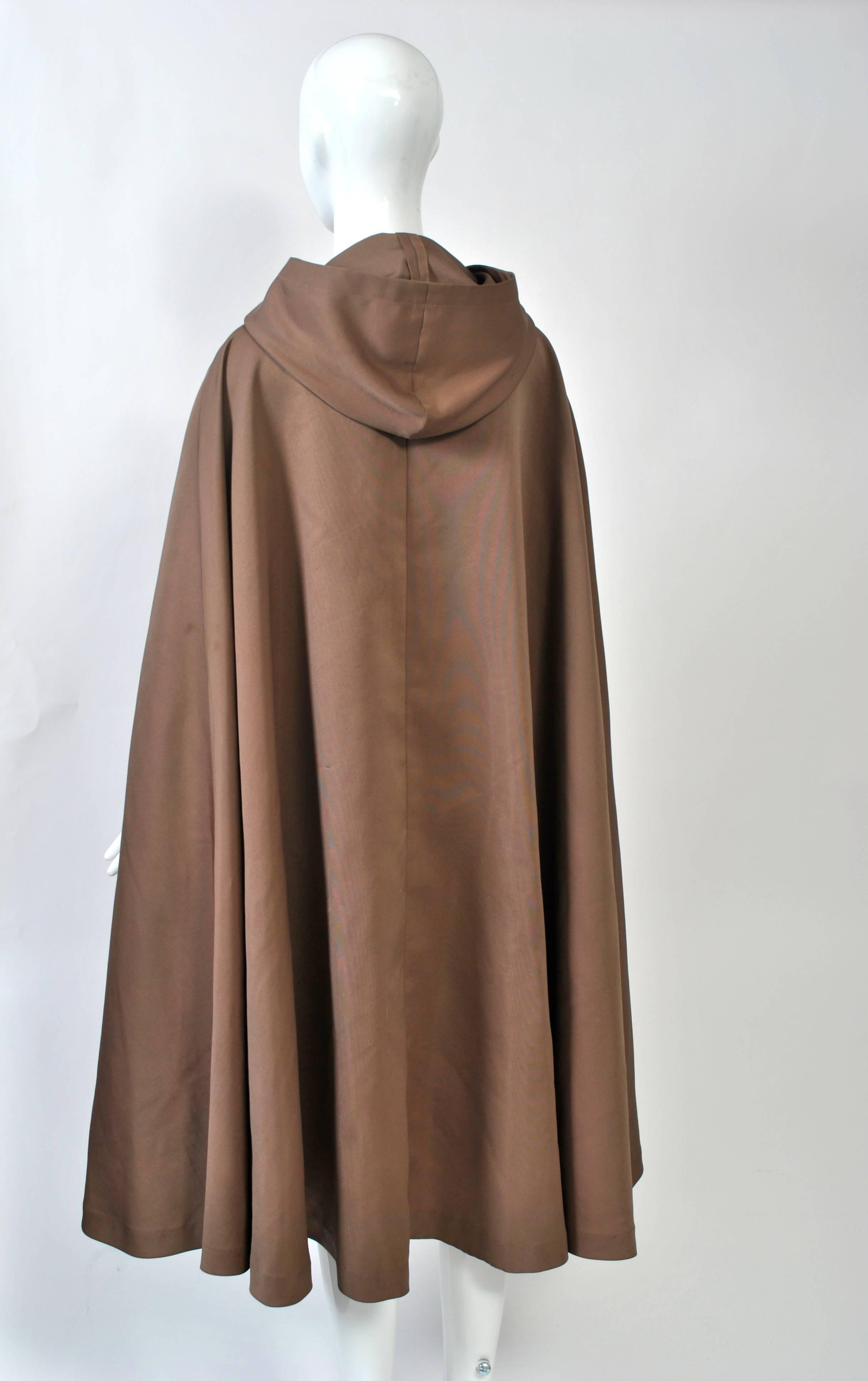 Pauline Trigére Hooded Cape 1