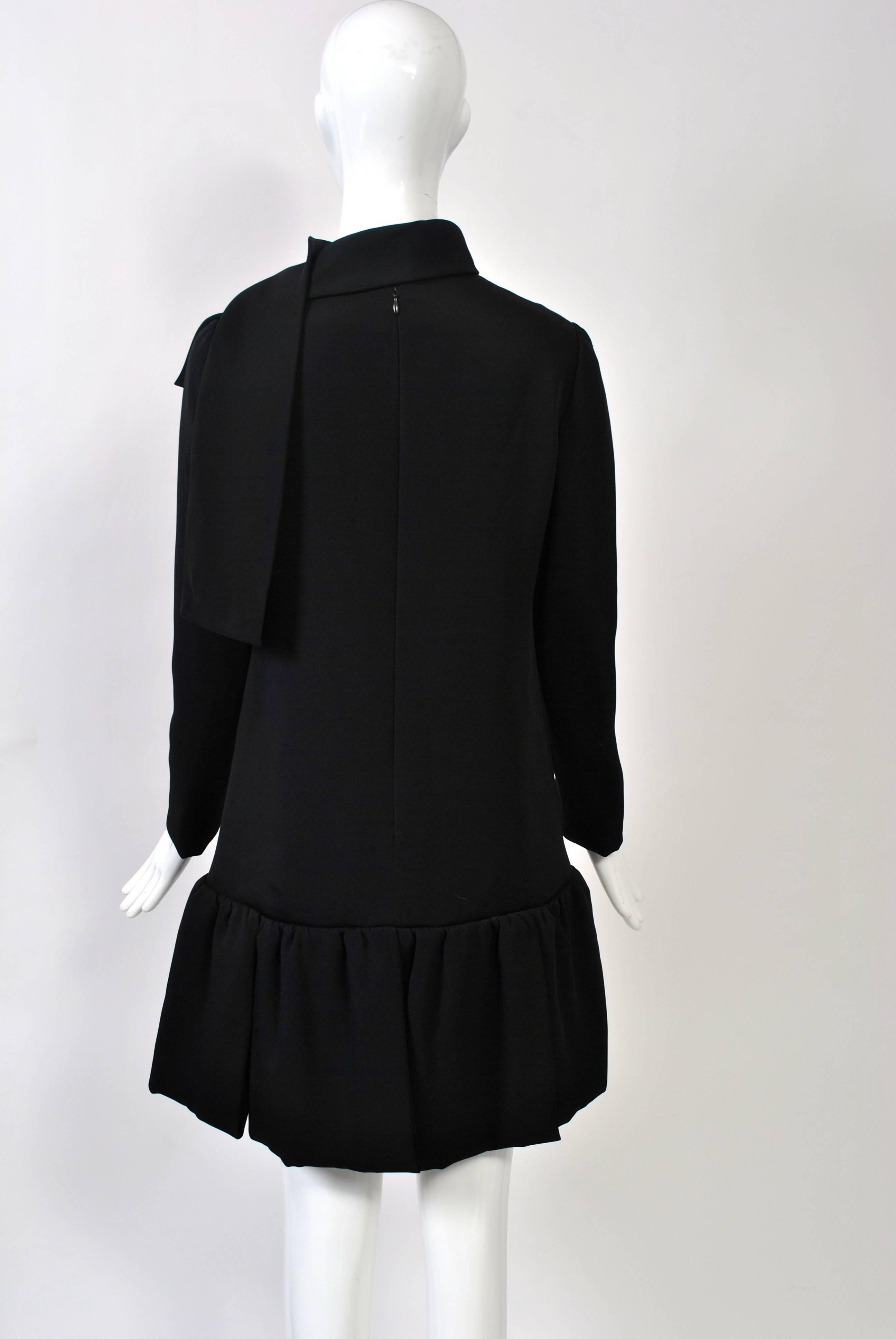 Women's Pierre Cardin 1960s Black Dress