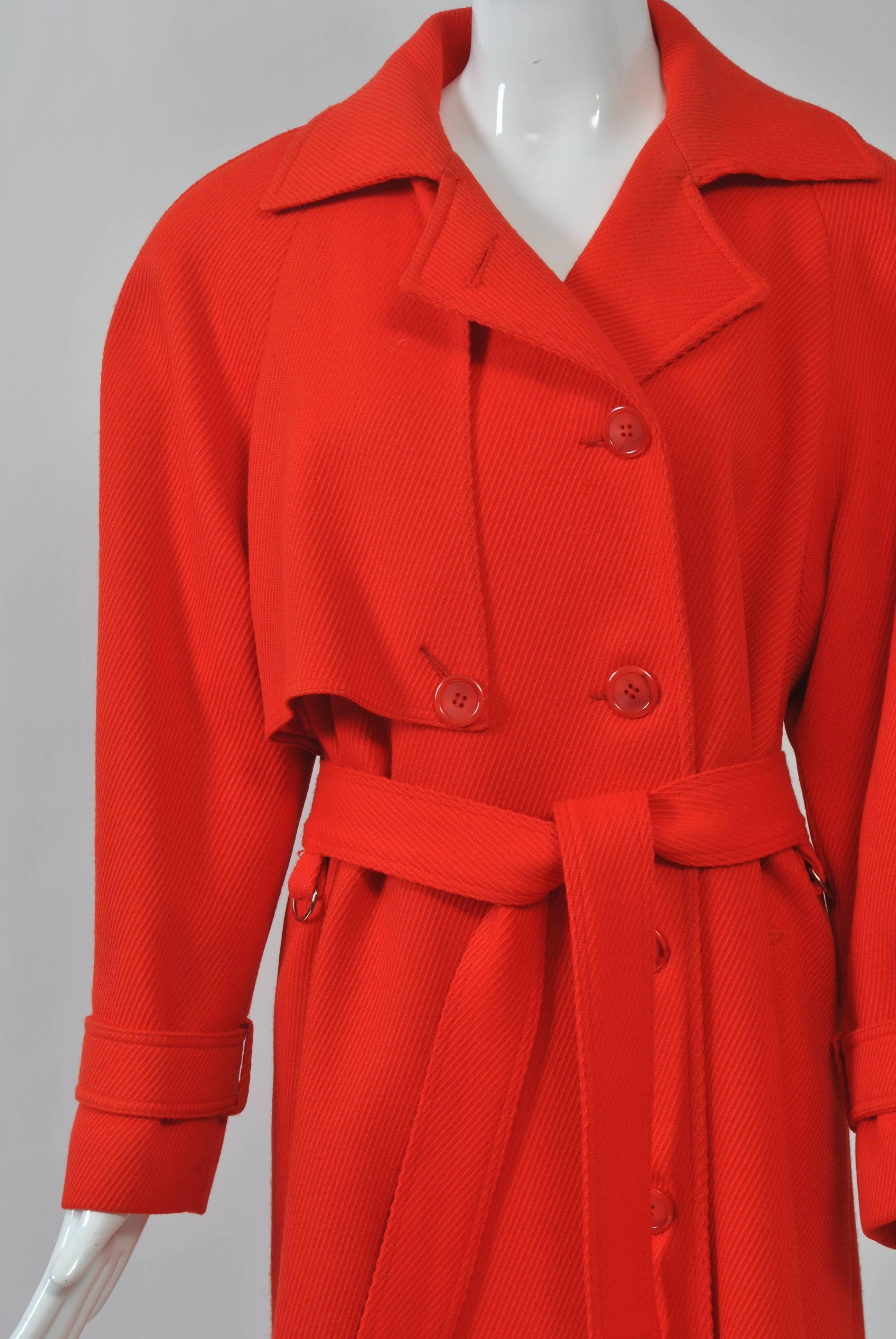 Ilie Wacs 1980s Red Coat 1