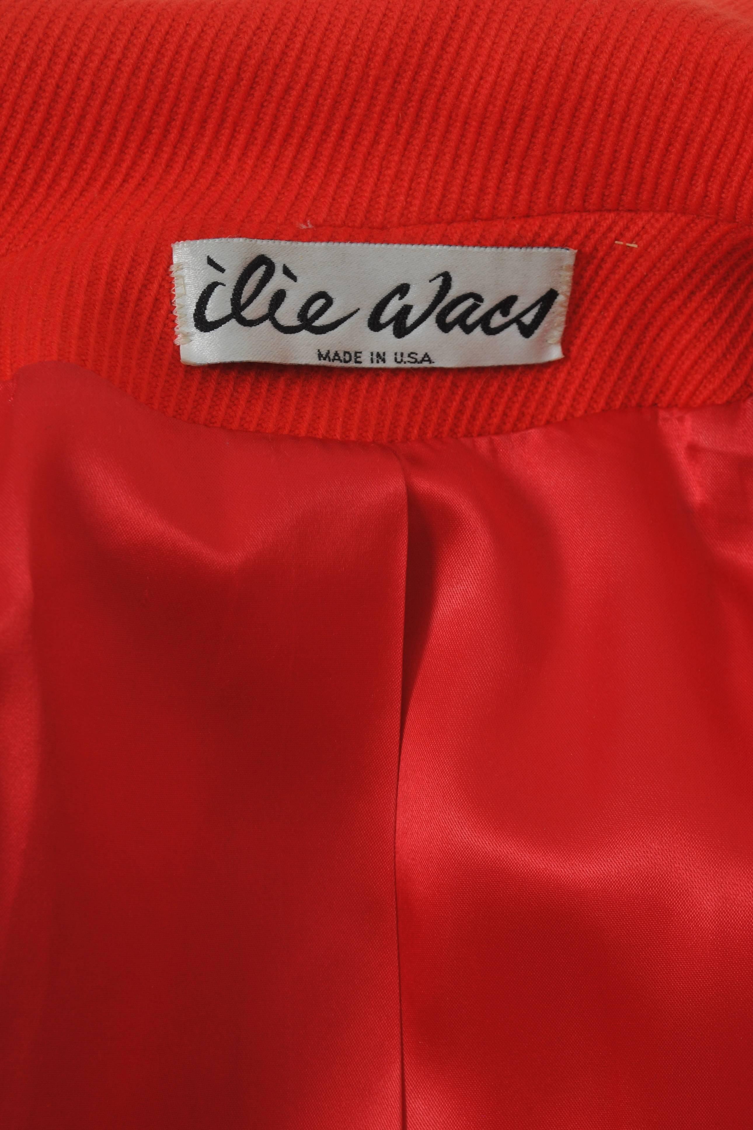 Ilie Wacs 1980s Red Coat 3