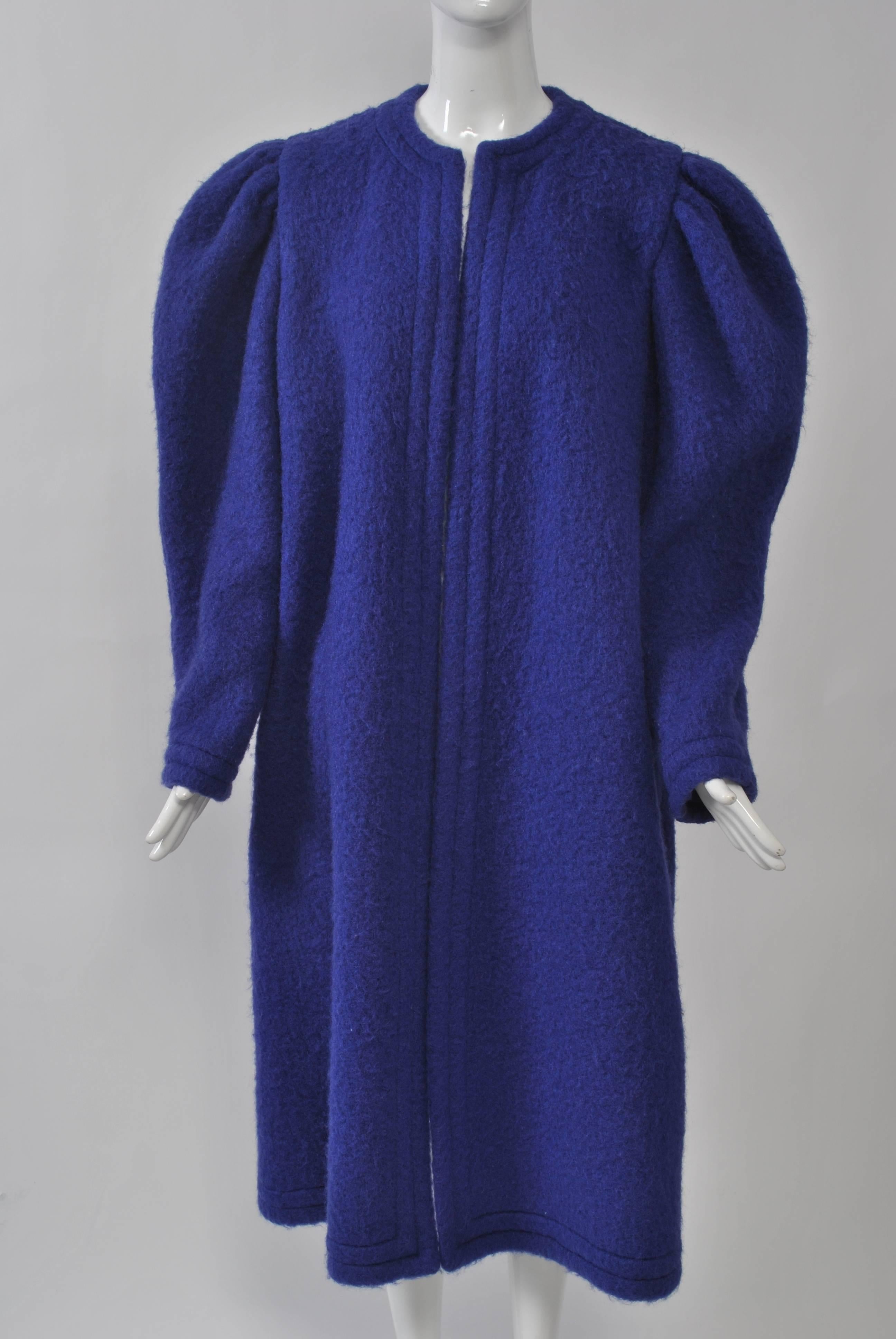 Women's Lanvin 1980s Mohair Coat