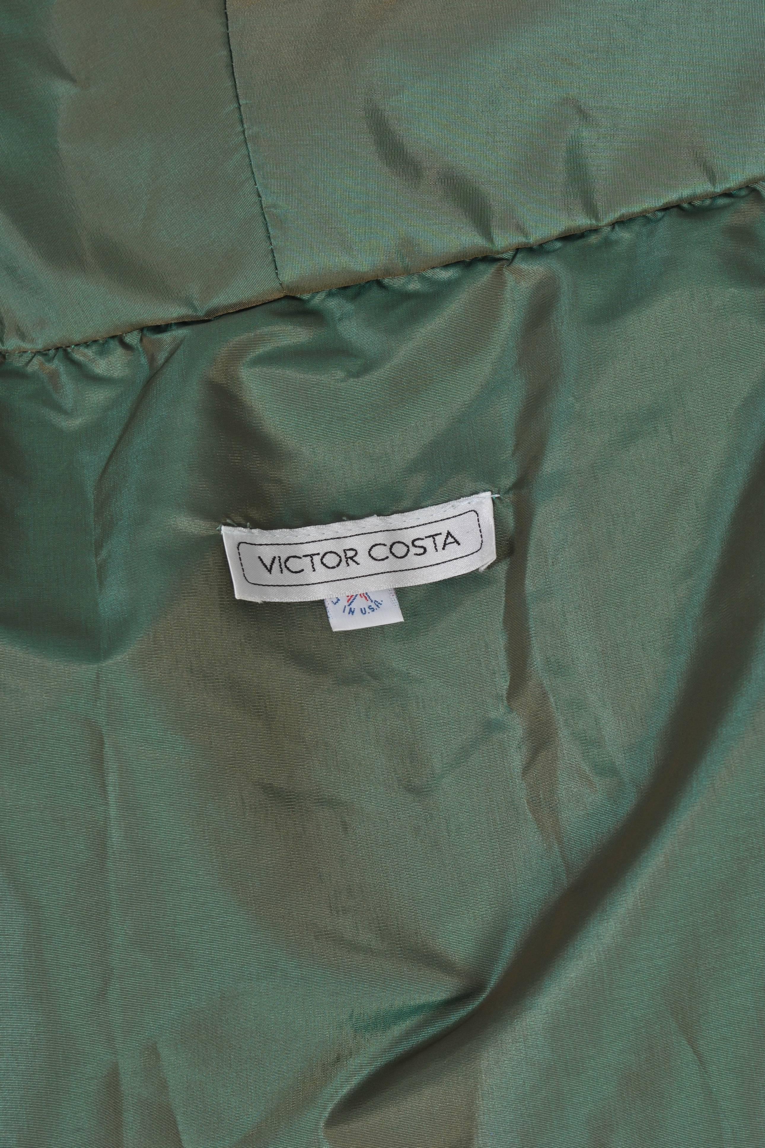 Victor Cosa Iridescent Evening Coat 3