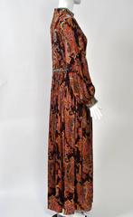 George Halley Beaded Paisley Gown