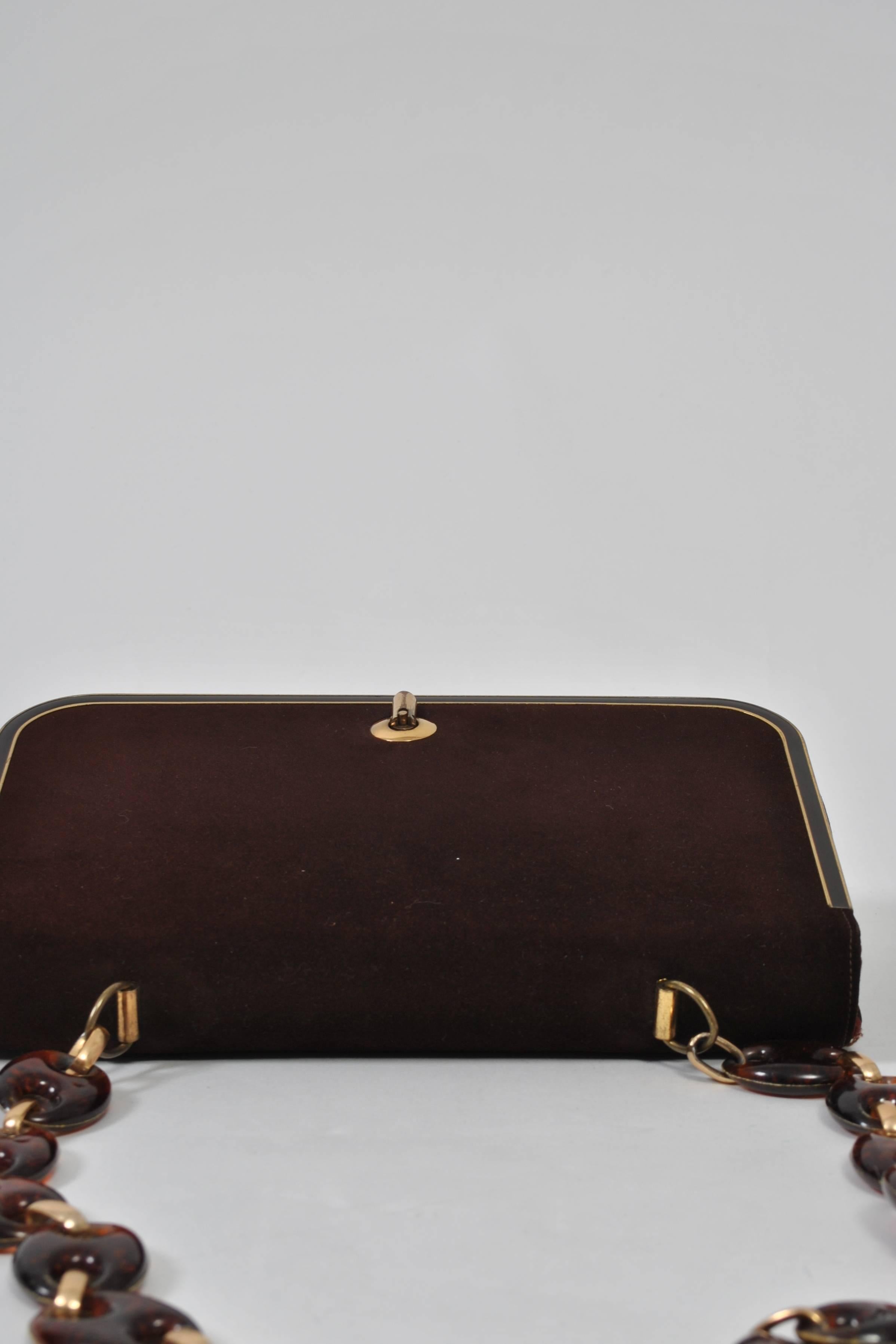Bienen Davis - Borsa a tracolla in camoscio marrone In condizioni ottime a Alford, MA