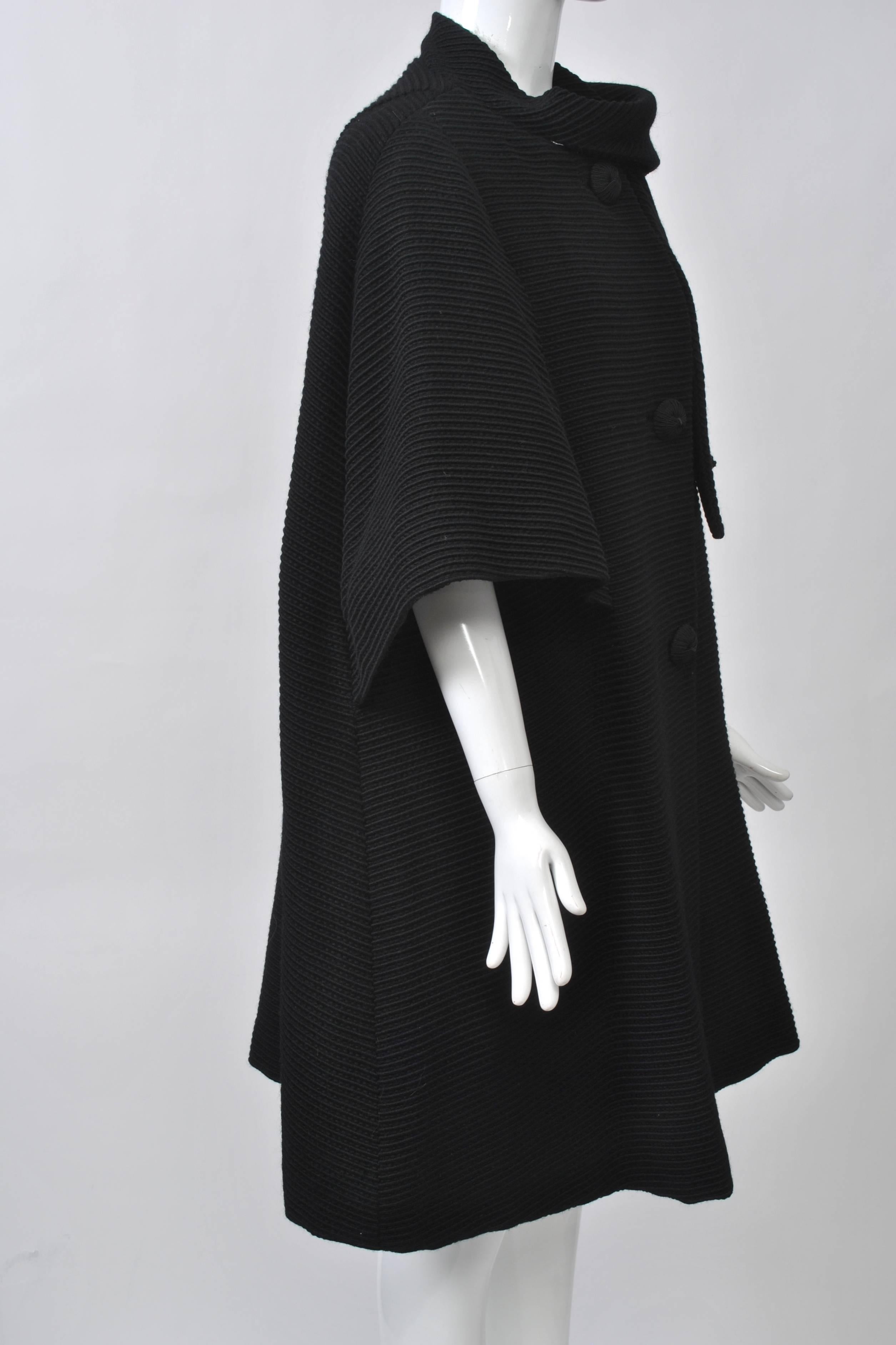 Women's 1960s Cape-Style Coat