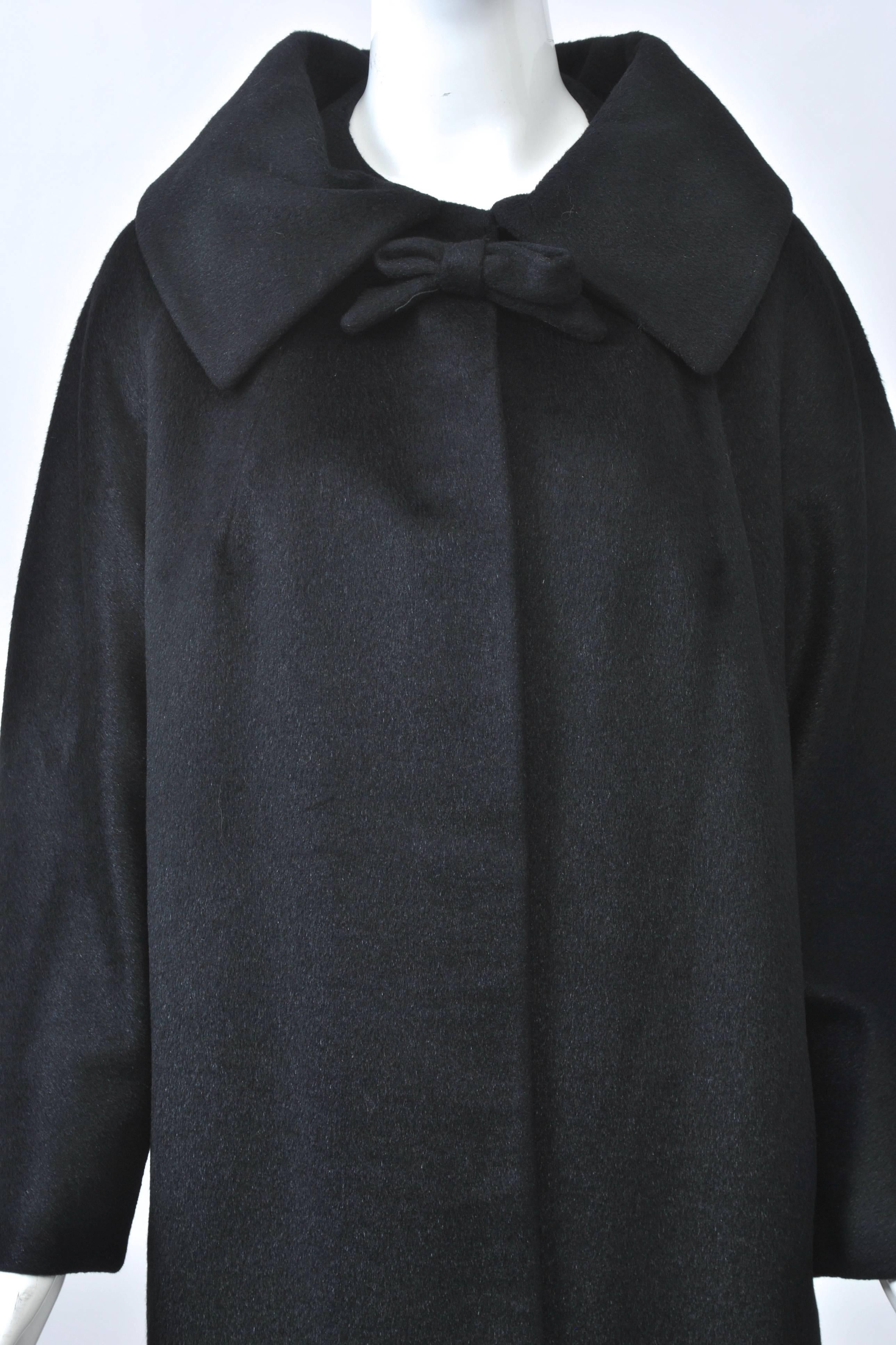 Lilli Ann 1960s Black Coat 1