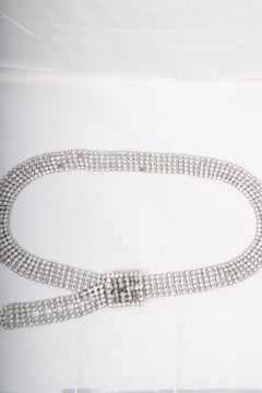 Cinturón vintage ajustable con pedrería