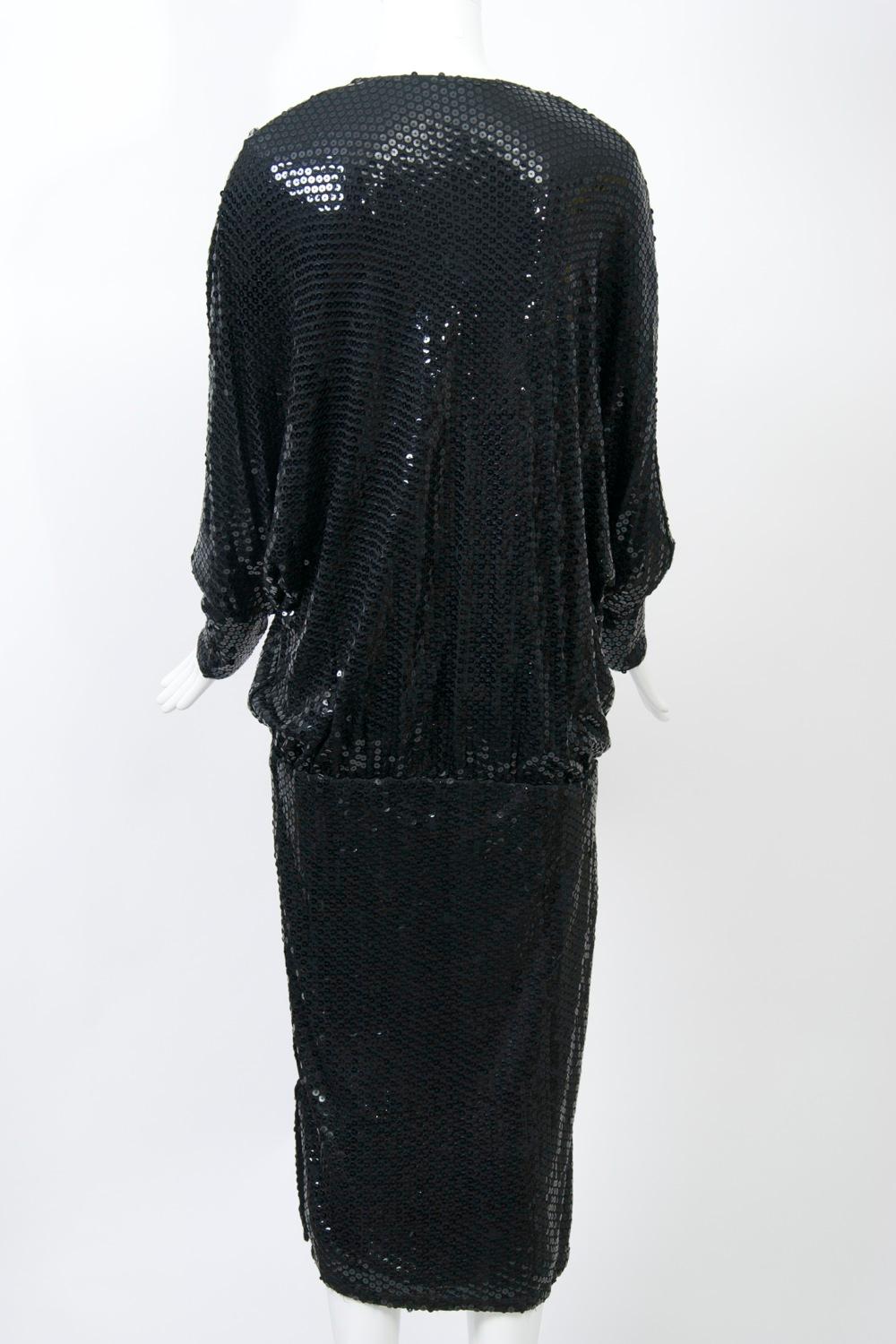 1980s sequin dress