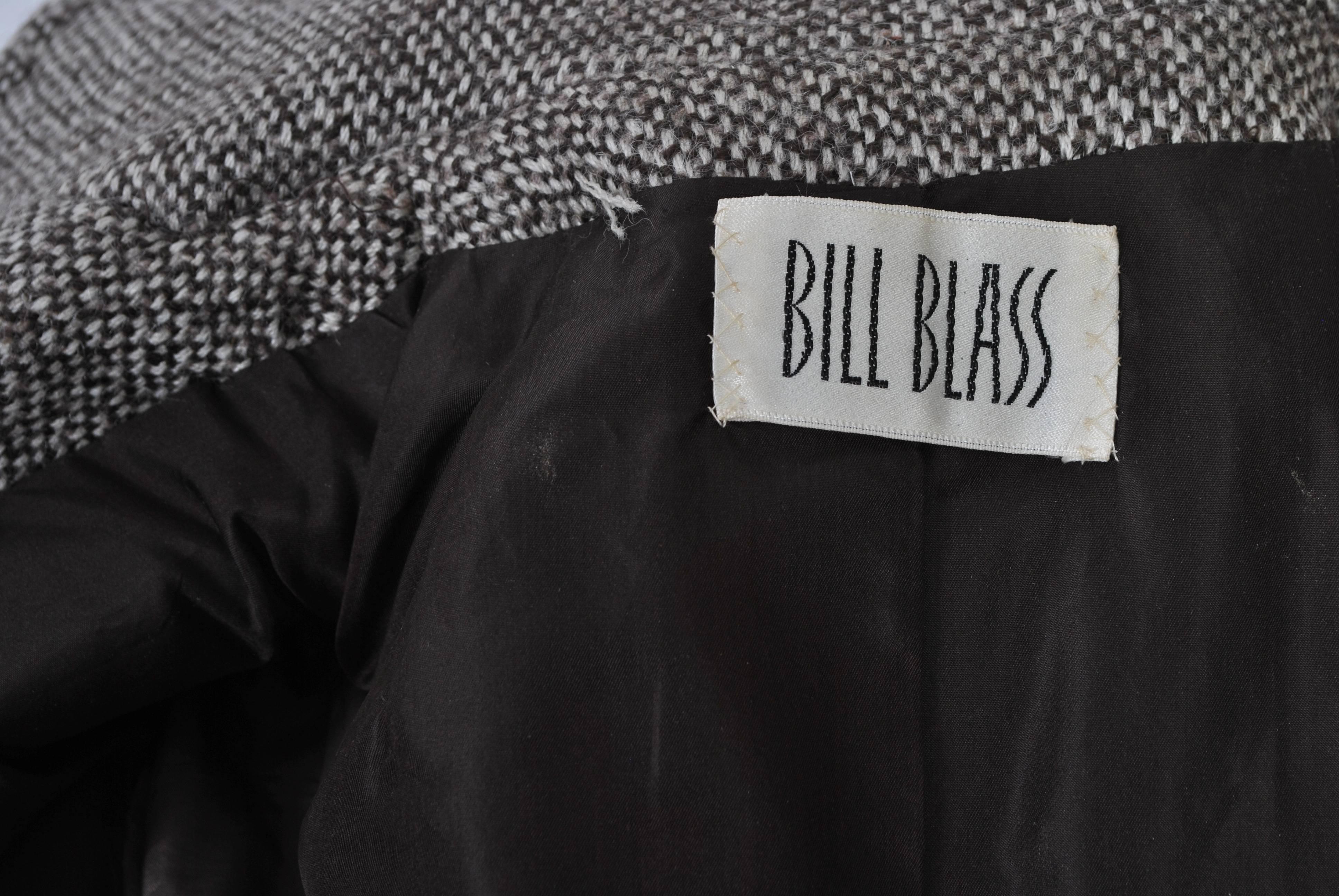 Bill Blass Tweed Coat, 1970s  For Sale 1