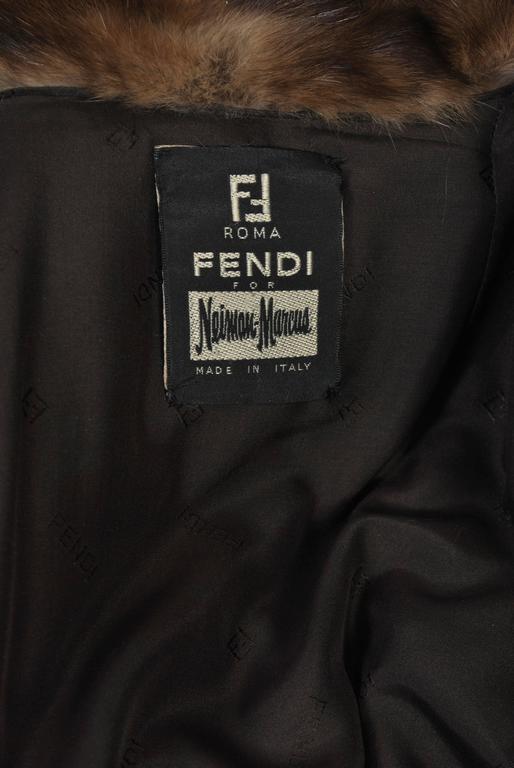 Fendi Sable Fur Coat at 1stDibs  fendi sable coat, fendi fur coat