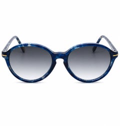Lunettes de soleil vintage bleu Versace 80s