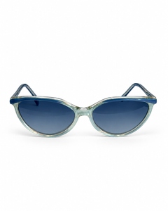 Gafas de sol vintage azules de estilo «cat eye» - NOS