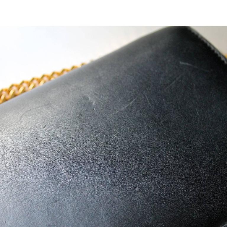 Saint Laurent Paris Small Black Leather Kate Monogram Tassel Satchel Bag GWH at 1stDibs does