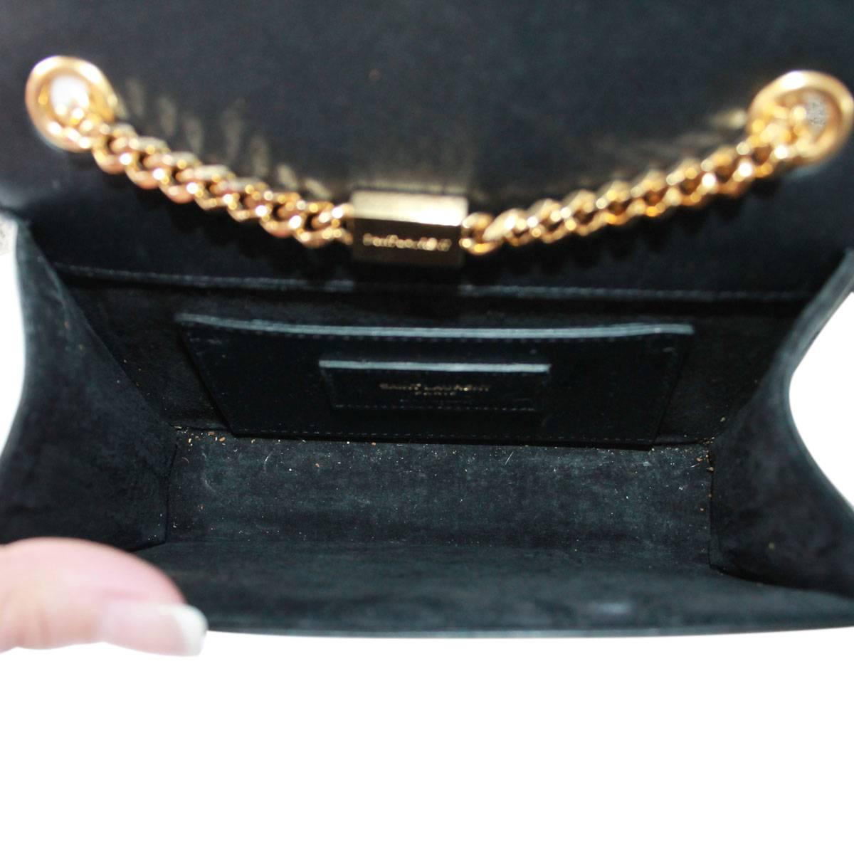 kate monogram ysl small tassel shoulder bag with golden hardware