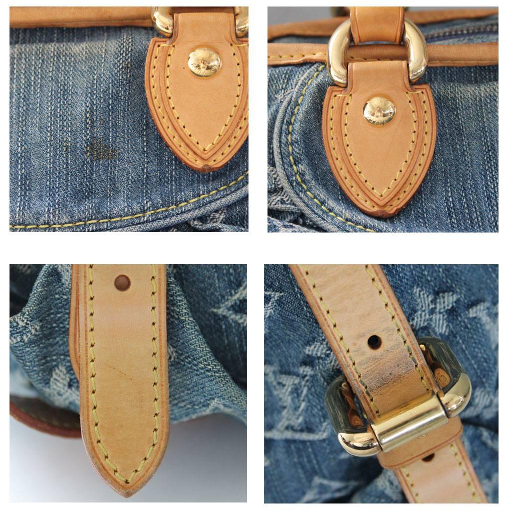 Louis Vuitton Denim Neo Cabby MM Borsa in polvere 3