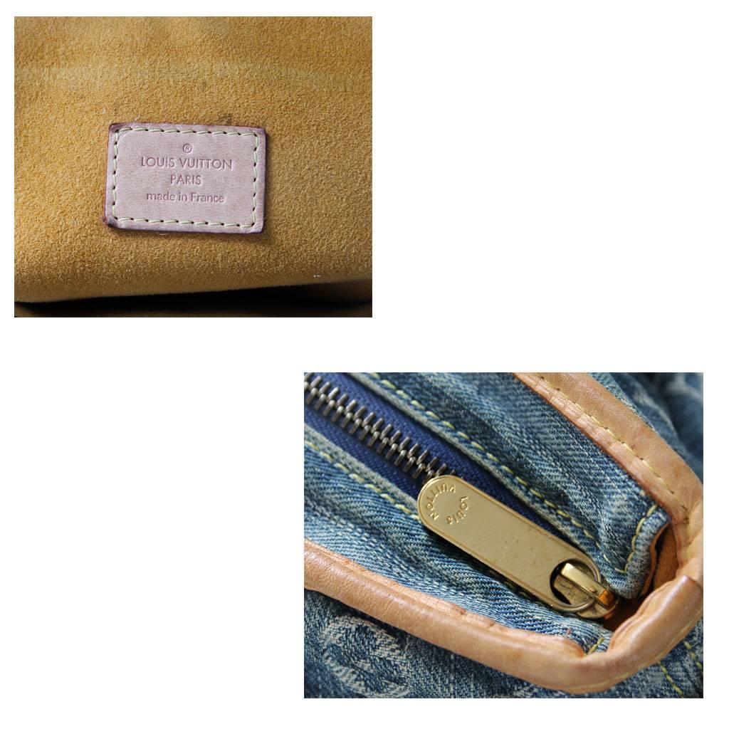 Louis Vuitton Denim Neo Cabby MM Borsa in polvere 6