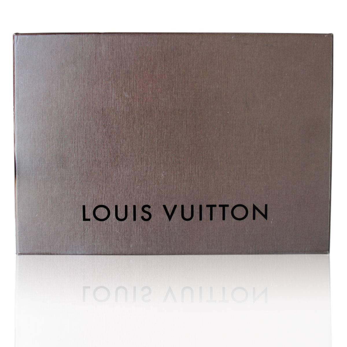 Louis Vuitton Black Epi Pochette Clutch Handbag in Box with dust bag 4