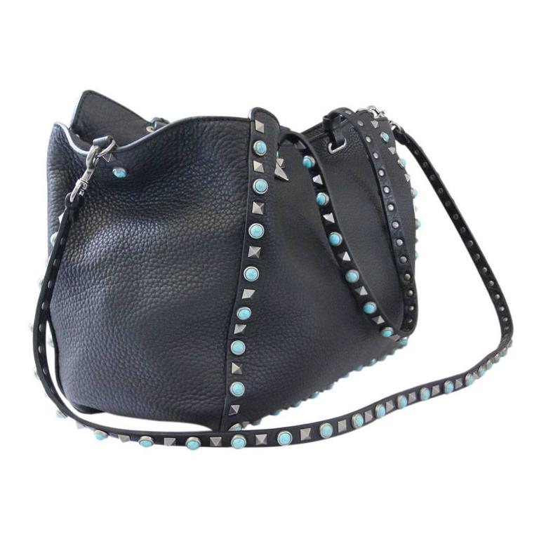 valentino rockstud turquoise