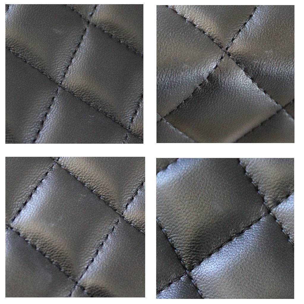Chanel Lambskin Black Quilted SHW Small MakeUp Case No. 16 In Good Condition In Boca Raton, FL