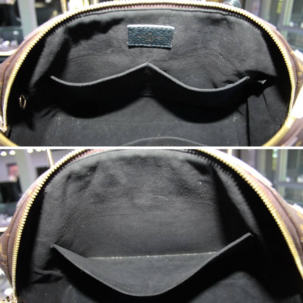 Louis Vuitton Monogram Retiro NM Noir Black Handbag Purse 1