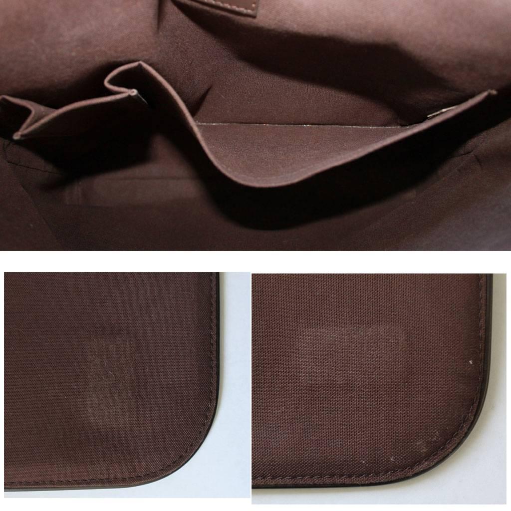 Women's or Men's Louis Vuitton Brooklyn MM Damier Ebene Messenger Bag Discontinued