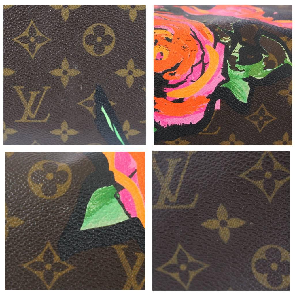 Brown Louis Vuitton Stephen Sprouse Speedy 30 Roses in Box