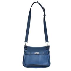 Hermes Jypsiere 34 Bleu de Malte Handtasche in Box mit Quittung