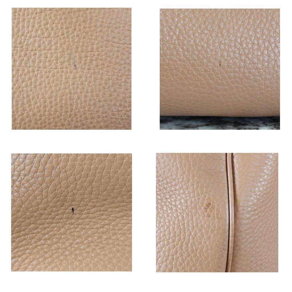 Gucci Large Bamboo Shopper Beige Leather Tote Handbag 1