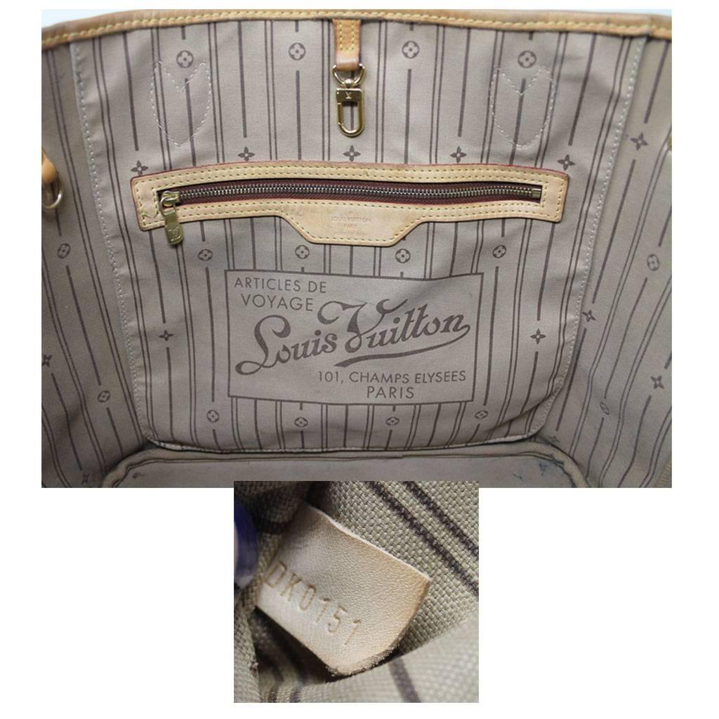 Louis Vuitton Neverfull MM Monogram Tote Bag 4