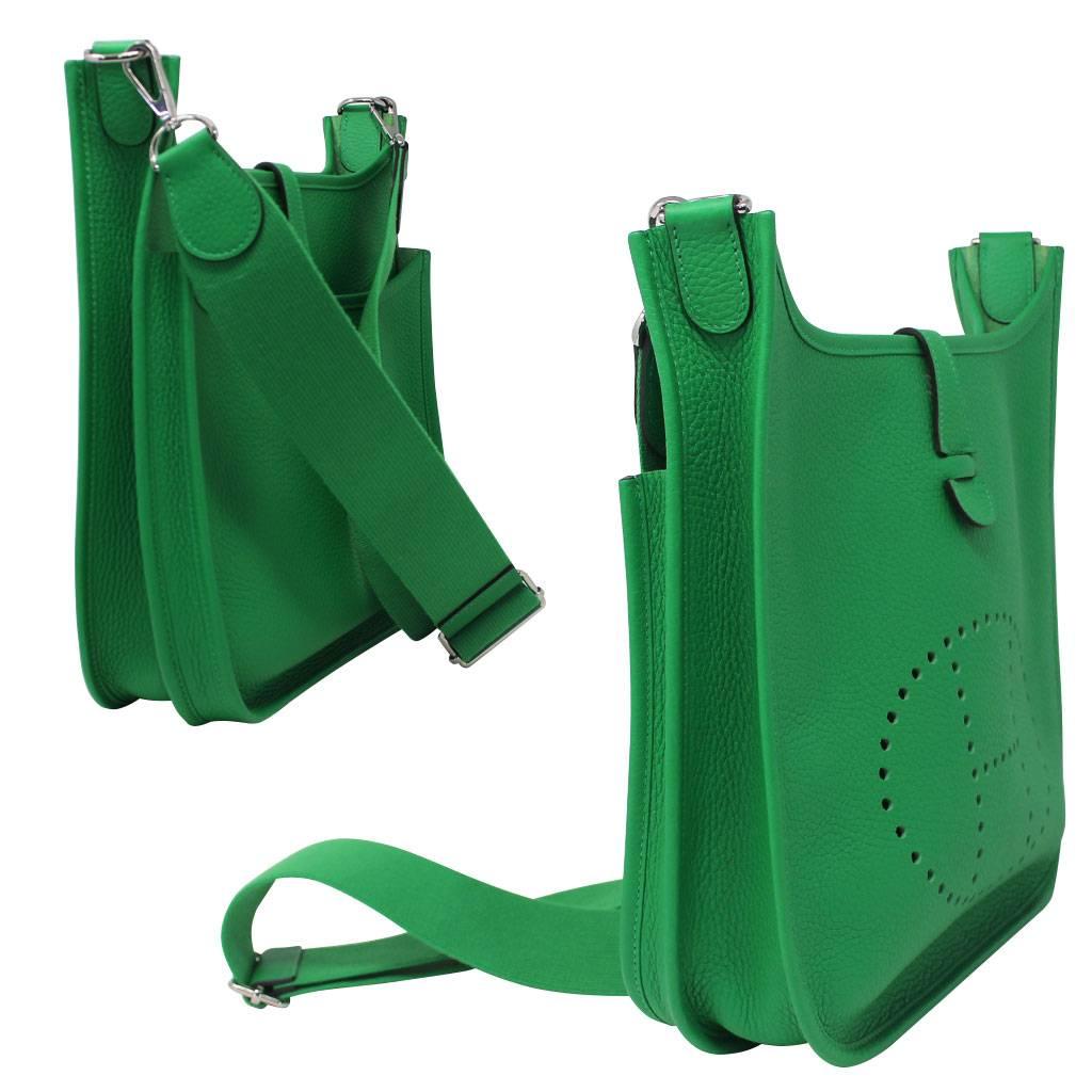 hermes green crossbody bag