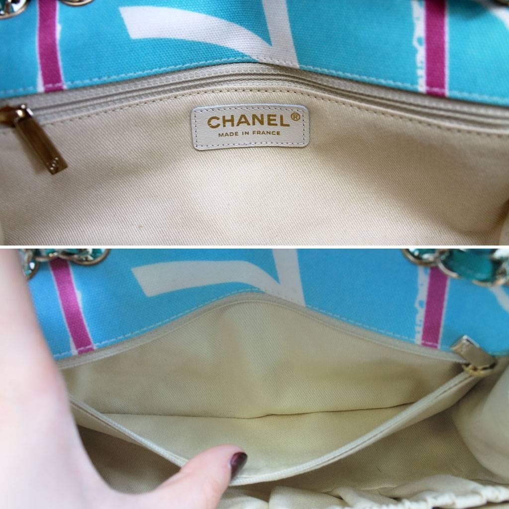 Chanel Eiffel Tower Classic Small Flap Bag Multicolor No. 10 In Excellent Condition In Boca Raton, FL