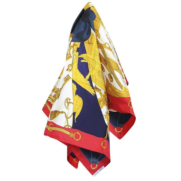 red and gold scarf