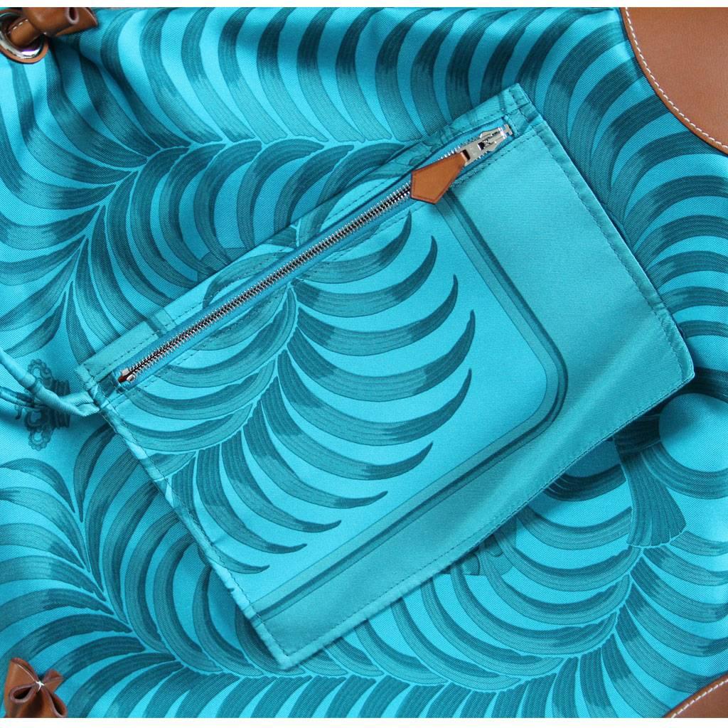 Women's Hermes Sac SilkCity 33 Tigre Royal Limited Edition Tote Bag Purse in Box