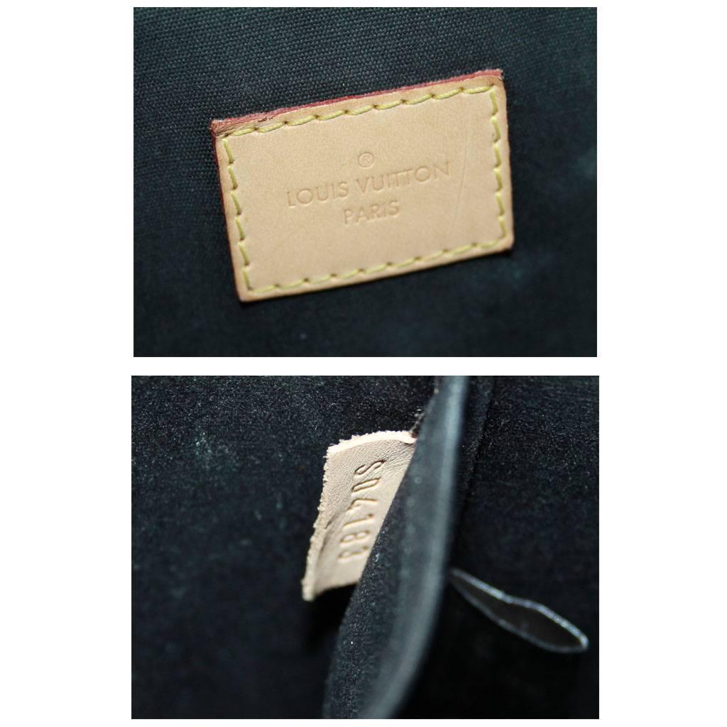 Louis Vuitton Alma PM Magnetique Vernis Noir Black Handbag Purse 3