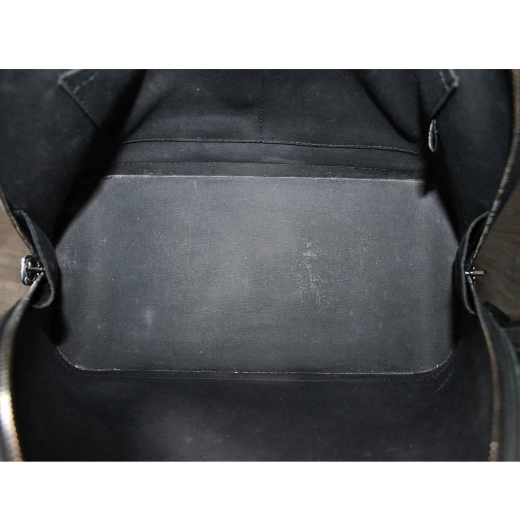 Louis Vuitton Alma PM Magnetique Vernis Noir Black Handbag Purse 1