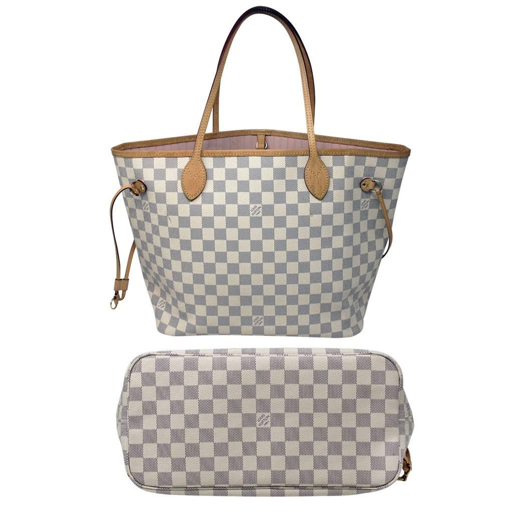 neverfull damier azur