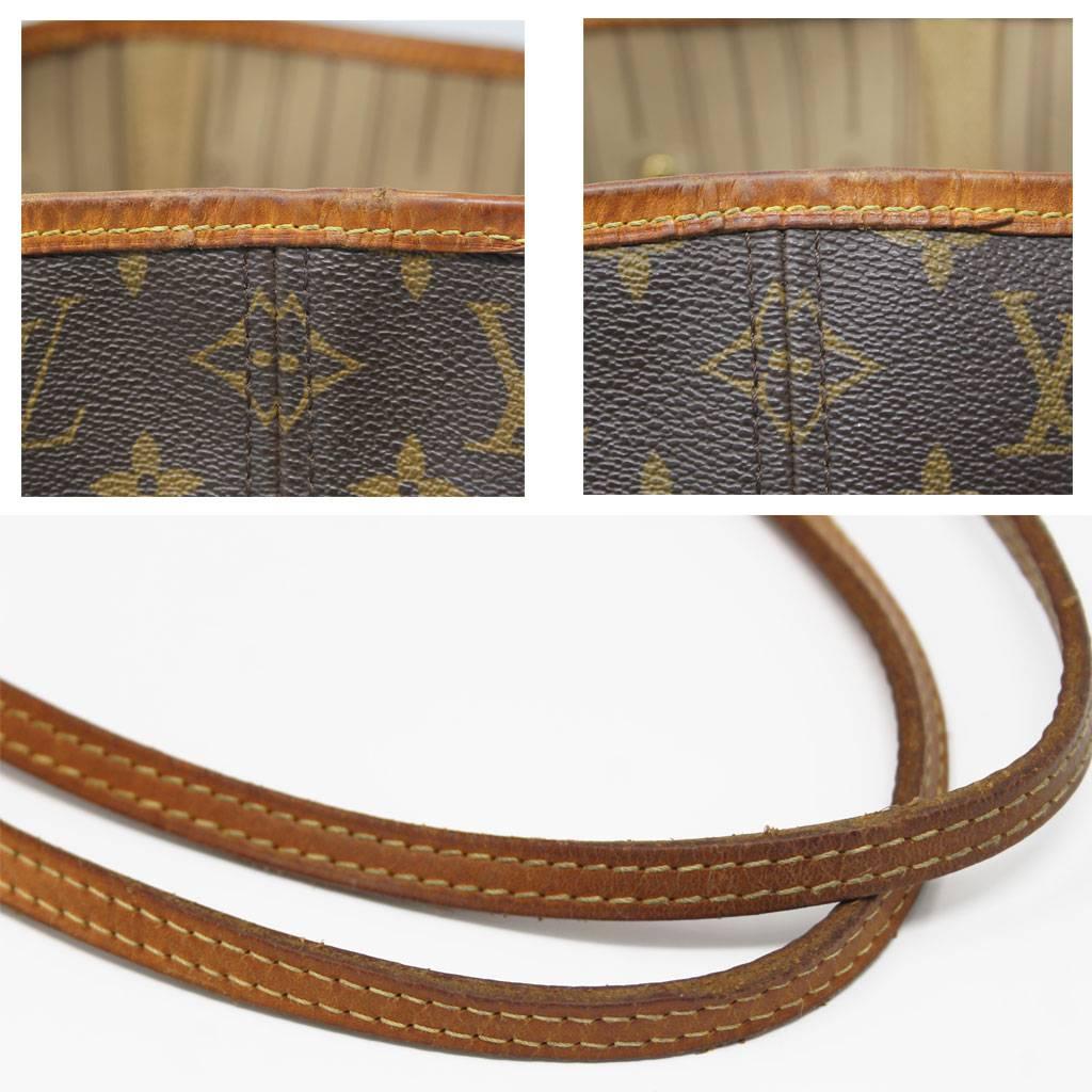 Louis Vuitton Neverfull MM Monogram Canvas Tote Bag 1