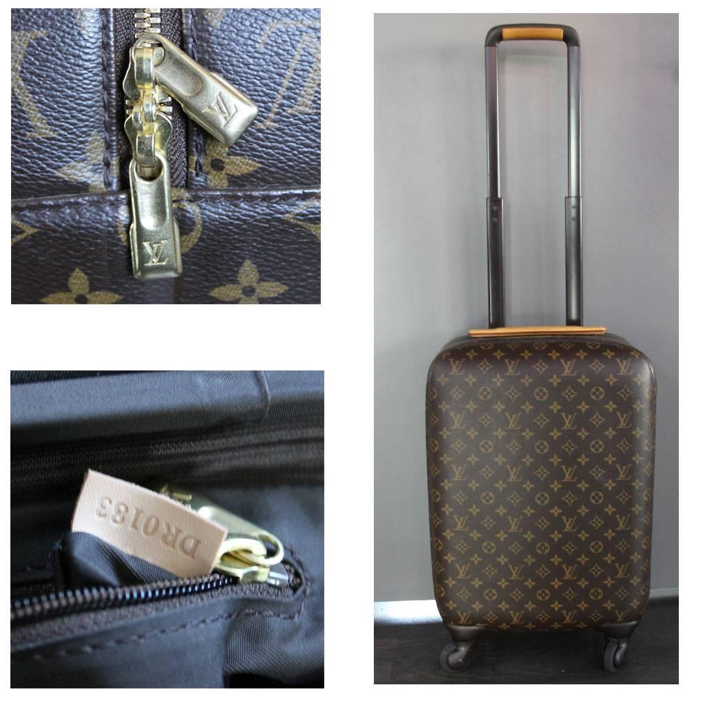 Louis Vuitton Monogram Zephyr 55 Rolling Luggage Bag 3