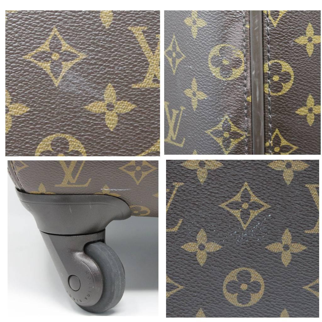 Louis Vuitton Monogram Zephyr 55 Rolling Luggage Bag In Good Condition In Boca Raton, FL